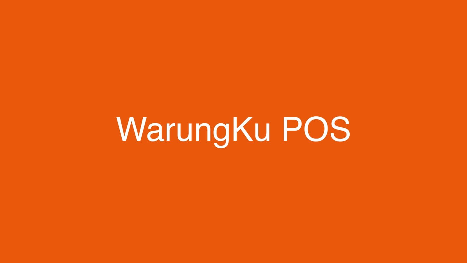 Highlight image for WarungKu POS